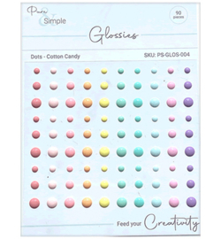 Pure & Simple - PS-GLOS-004 - Dots, Cotton Candy