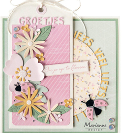 Marianne Design - PK9177 - Fleurige groetjes by Marleen