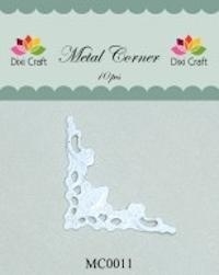 Dixi Craft Metal Corner 42x42 mm wit - MC0011