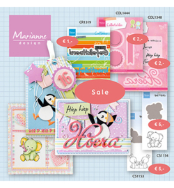 Marianne Design - Craftable - CR1319 - Hartelijk GEFELICITEERD