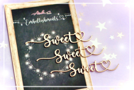 Memory Place Sweet Embellishment Chipboard (3pcs) (MP-60558)