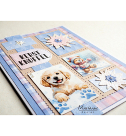 Marianne Design - VK9654 - Knipvel A4, Winter Stamp