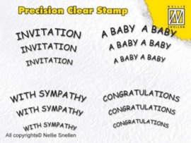 Precission Stamp-ENG tekst - 2 APST010