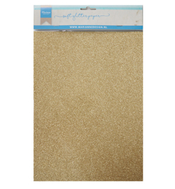 Marianne D Paper CA3143 - Soft Glitter paper - Gold