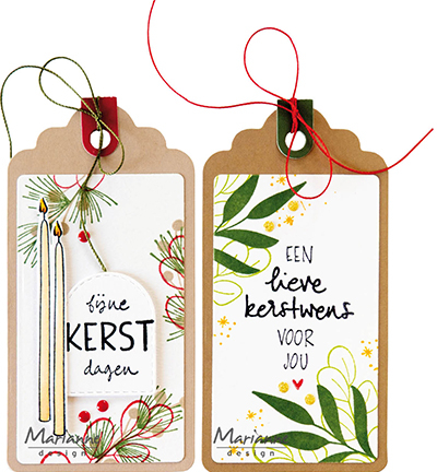 Marianne Design - CS1182 - Kerstwensen by Kaertjes & Co