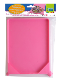 Vaessen Creative beadtray 16x21cm pink