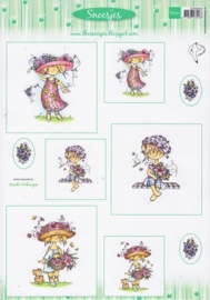 Card Topper Snoesjes - Lente - 3DHM0053