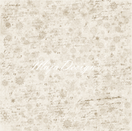 Maja Design - Vintage Frost Basics - 12 x 12 Double Sided Paper - 19th of December
