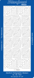 Stickers - Starform - Hoekjes - 7003 - Paars Glitter
