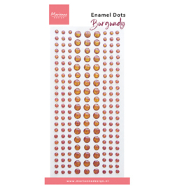 Marianne Design - PL4542 - Enamel Dots – Burgundy