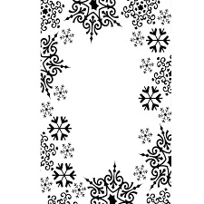 Darice Embossing Folder - Snowflake Trim