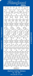 Stickers - Starform - Sterren - 853 - Goud