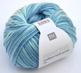 Rico Design - Essentials Cotton Soft Print DK - 005 Blue Mix
