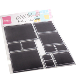 Marianne D - CS1081 - Colorful Silhouette - Basic Squares
