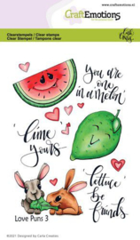 CraftEmotions clearstamps A6 - Love Puns 3 Carla Creaties