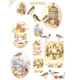 Marianne D Knipvel PA4082 - Decoupage set Mattie's ovals