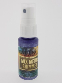 Cadence Mix Media Shimmer metallic spray Purper 01 139 0008 0025 25 ml