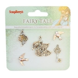 ScrapBerry's Metal Charms Set Fairy Tale 2 (SCB25002025)