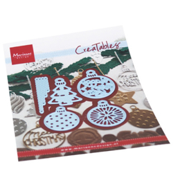 Marianne D Creatables LR0682 - Merry Christmas baubles