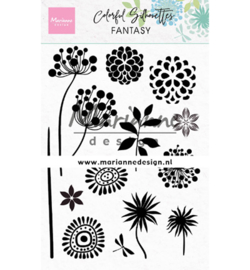 Marianne D Stempel - CS1047 - Colorful Silhouette - Fantasy