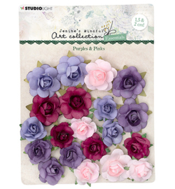 Studio Light - Paper Flowers - JMA-ES-FLOW09 - Purples & Pinks Essentials nr.09