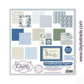 DayKa Trade Nature in Blue 8x8 Inch Paper Pack (SCP-1030)