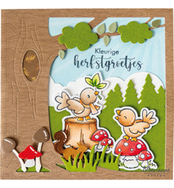 Marianne Design - Creatables - LR0876 - Passepartout - Tree Creatable, Anja's Classic oval