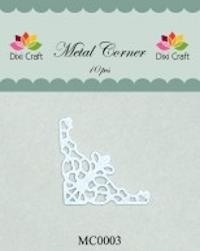 Dixi Craft Metal Corner 35x35 mm wit - MC0003