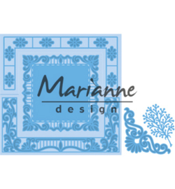 Marianne D Creatables LR0553 - Anja's lacy folding die: square