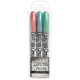 Ranger Tim Holtz Distress Crayons Holiday Pearl Set 6 (TSCK84396)