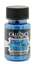 Cadence Dora Glas & Porselein verf Metallic Dora blauw 01 013 3134 0050 50 ml