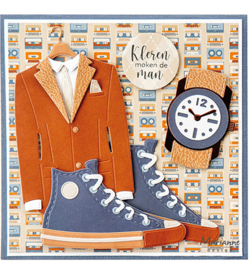 Marianne Design - Papier - PK9208 - Hi Handsome! - A4 paper pad