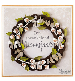 Marianne D Creatables LR0691 - Wicker Wreath