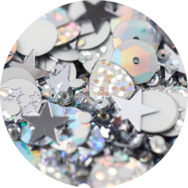 Sizzix • Sequins & Beads Silver