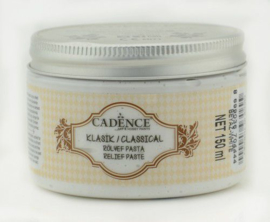 Cadence Classic Relief Pasta wit 01 088 0001 0150 150 ml