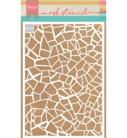 Marianne D Mask Stencils PS8036 - Broken tiles