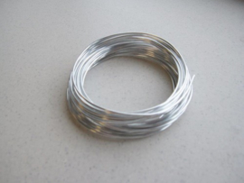 Aluminiumdraad zilverkleur 2 mm 4 MT