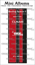 Crealies stans Mini Albums Bindsysteem C CLMA05 57x165 mm