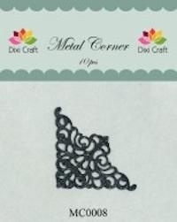 Dixi Craft Metal Corner 35x35 mm zwart - MC0008