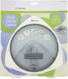 CraftEmotions Easy circle cutter - cirkelsnijder 2,5 - 15cm