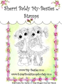 My-Besties Wee Winged Ones Best Friends Clear Rubber Stamp