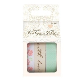 Capsule Collection - Vintage Notes - 3x1m Fabric Tape
