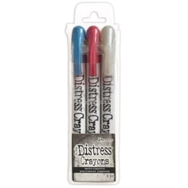 Ranger Tim Holtz Distress Crayons Holiday Pearl Set 5 (TSCK84389)