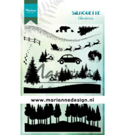 Marianne D Stempel CS1040 - Silhouette Christmas