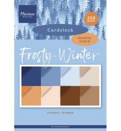 Marianne Design - PK9227 - Cardstock – Frosty Winter A4