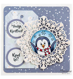 Marianne Design - Craftable - CR1609 - Art texture XL Snowflake
