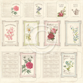 Pion Design - Vintage garden - Seed packets - 12x12