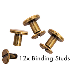 Studio Light - SL-PES-STUD02 - SL Binding studs Old Gold Planner Essentials nr.02