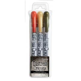 Ranger Tim Holtz Distress Crayons Halloween Pearl Set 5 (TSHK84341)