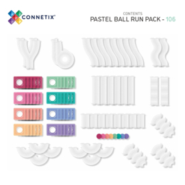 Connetix Pastel Knikkerbaan 106 stuks